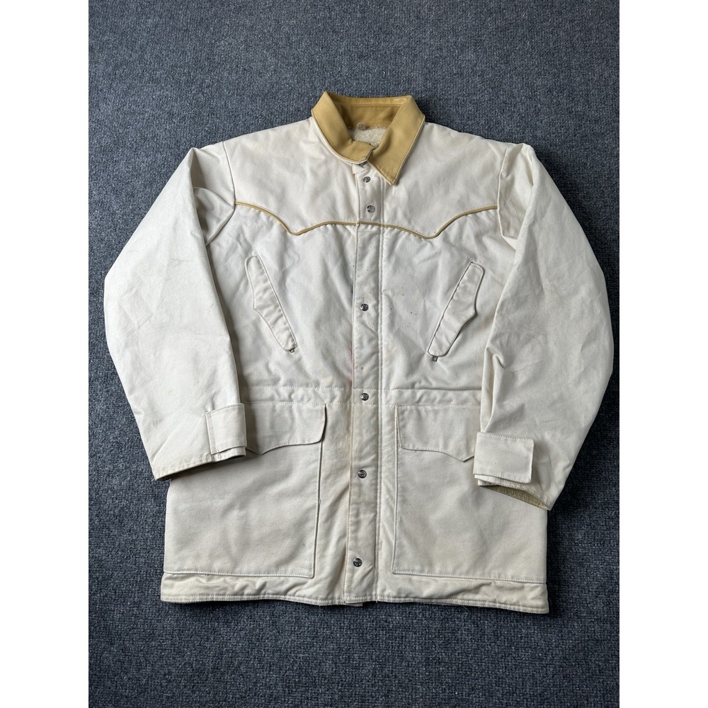 Mens 80s Coat Schaefer Outfitter Western Ranch Made in USA, Size M